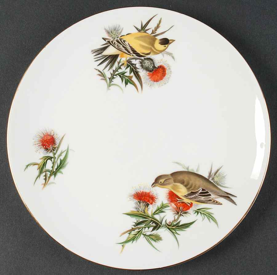 Audubon Birds Salad Plate by Royal Chelsea-1