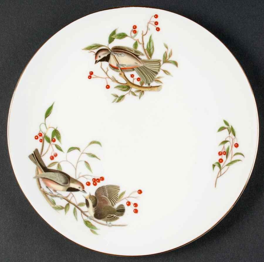 Audubon Birds Salad Plate by Royal Chelsea-1