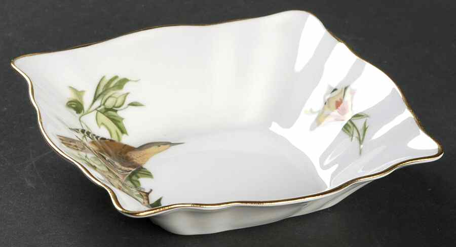 Audubon Birds Nut Dish by Royal Chelsea-1