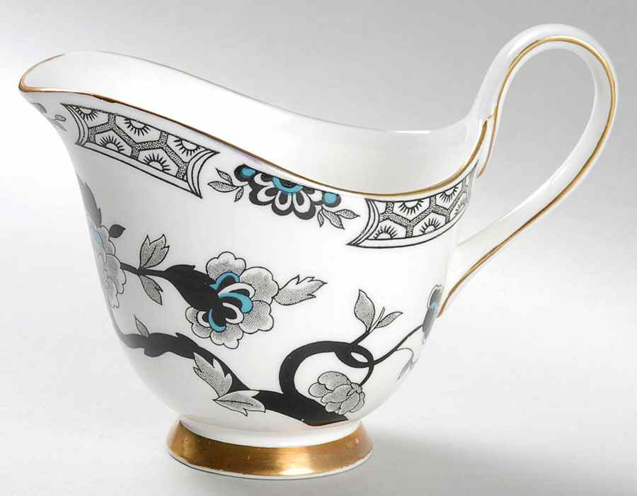 Black Mandarin Creamer by Royal Chelsea-1