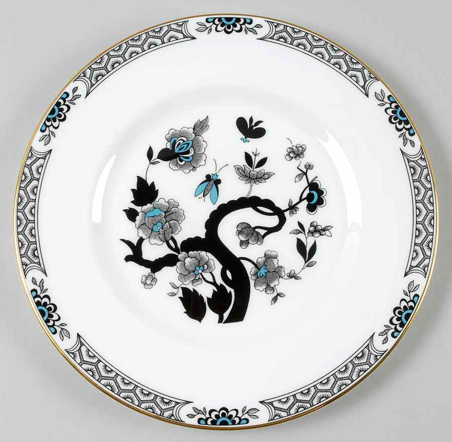 Black Mandarin Salad Plate by Royal Chelsea-1