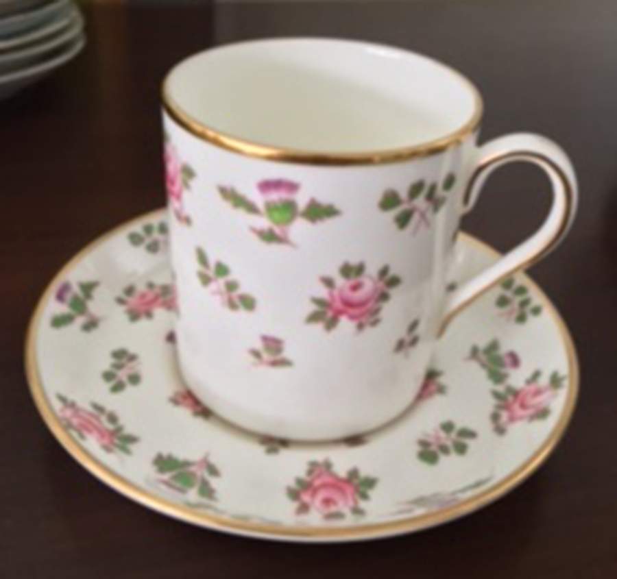 Britannia Flat Demitasse Cup & Saucer Set by Royal Chelsea-1