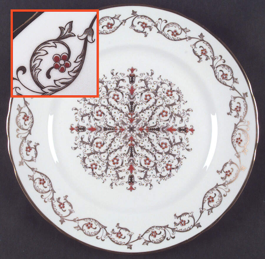 Cardinal Dinner Plate by Royal Chelsea-1