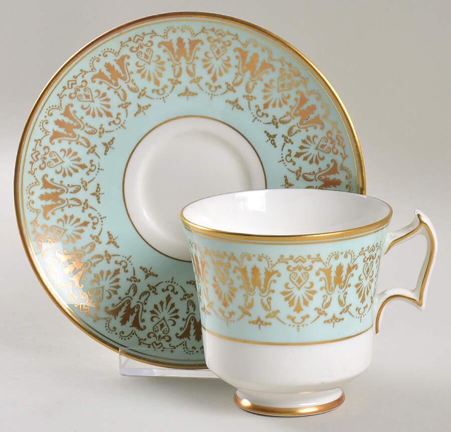 Cumberland Footed Cup & Saucer Set by Royal Chelsea-1