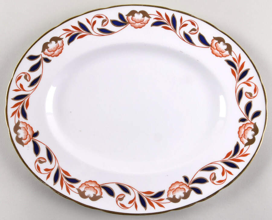 Dynasty 13" Oval Serving Platter by Royal Chelsea-1