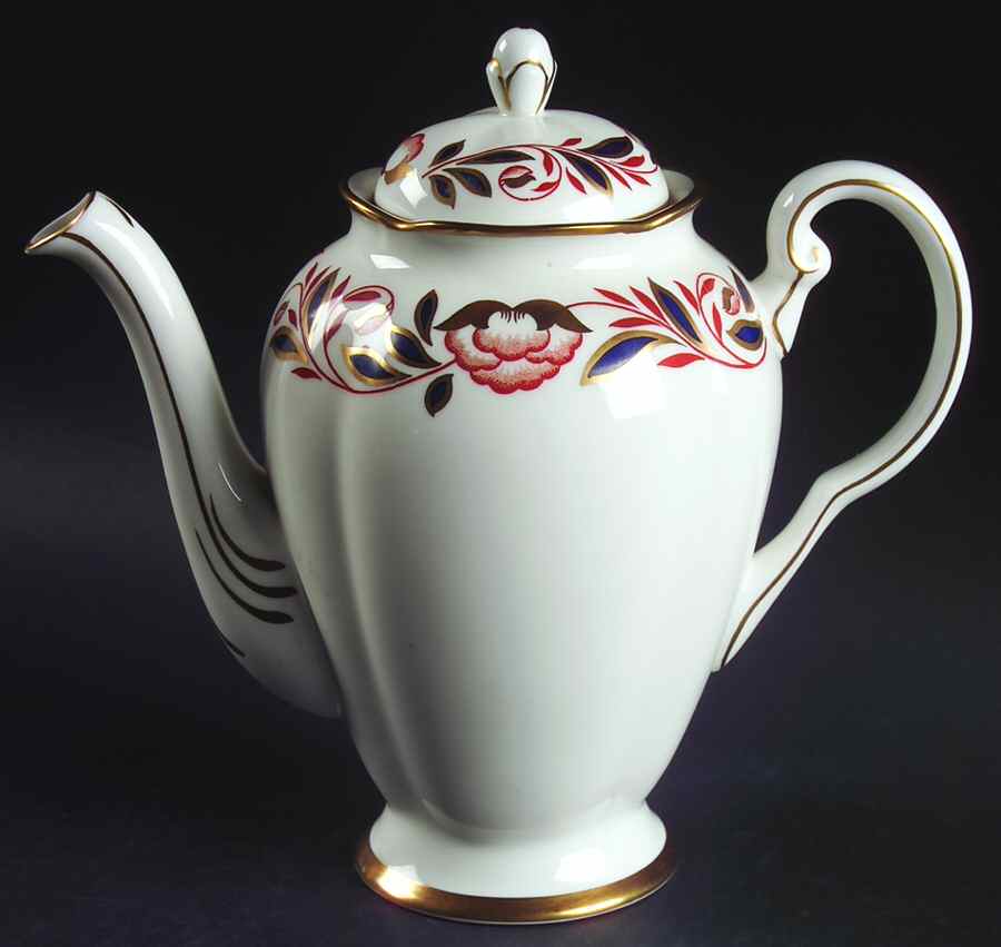 Dynasty Coffee Pot & Lid by Royal Chelsea-1