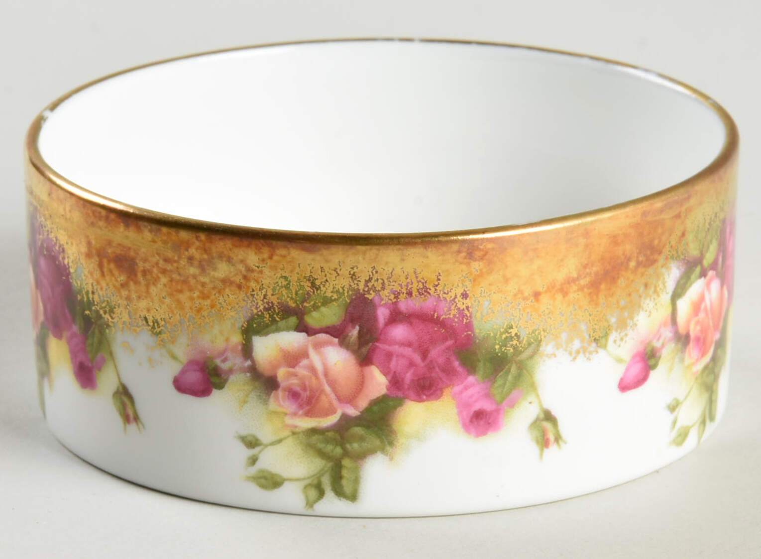 Golden Rose (Brushed Gold) Butter/Cheese No Lid by Royal Chelsea-1