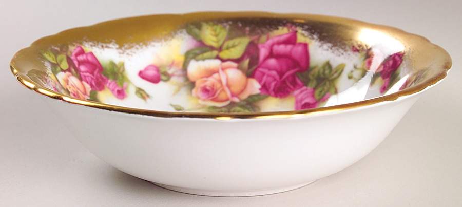 Golden Rose (Brushed Gold) Fruit/Dessert (Sauce) Bowl by Royal Chelsea-1