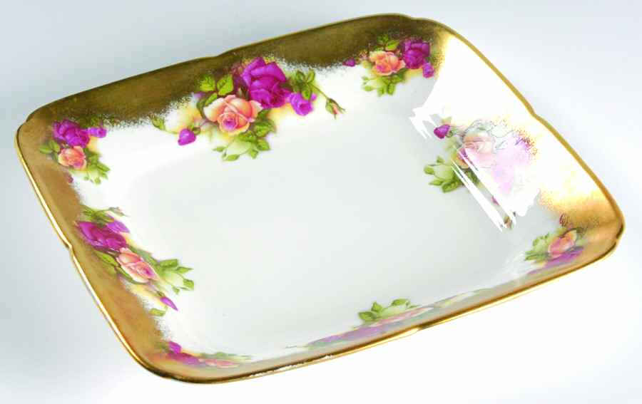 Golden Rose (Brushed Gold) Bon Bon by Royal Chelsea-1