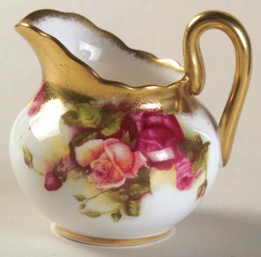 Golden Rose (Brushed Gold) Individual Creamer by Royal Chelsea-1