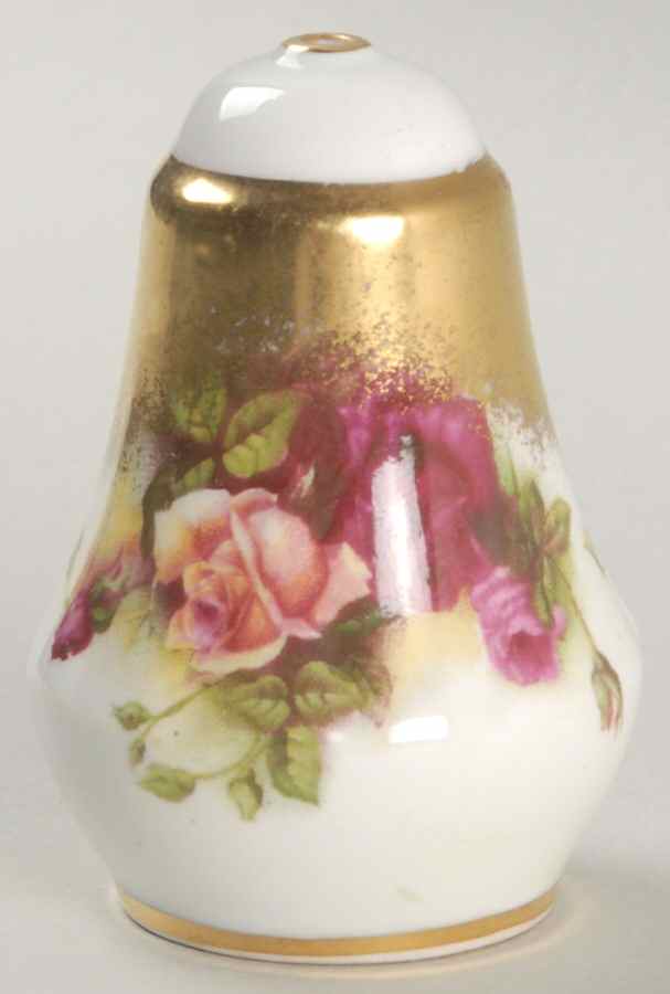 Golden Rose (Brushed Gold) Salt Shaker by Royal Chelsea-1