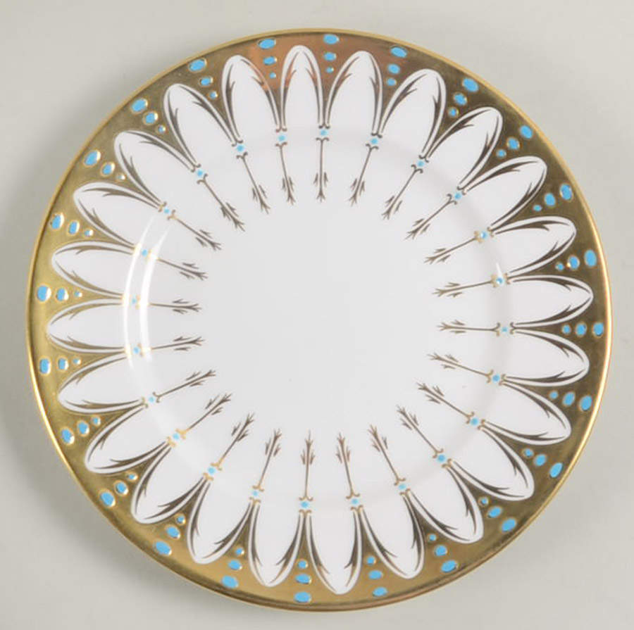 Gothic Bread & Butter Plate by Royal Chelsea-1