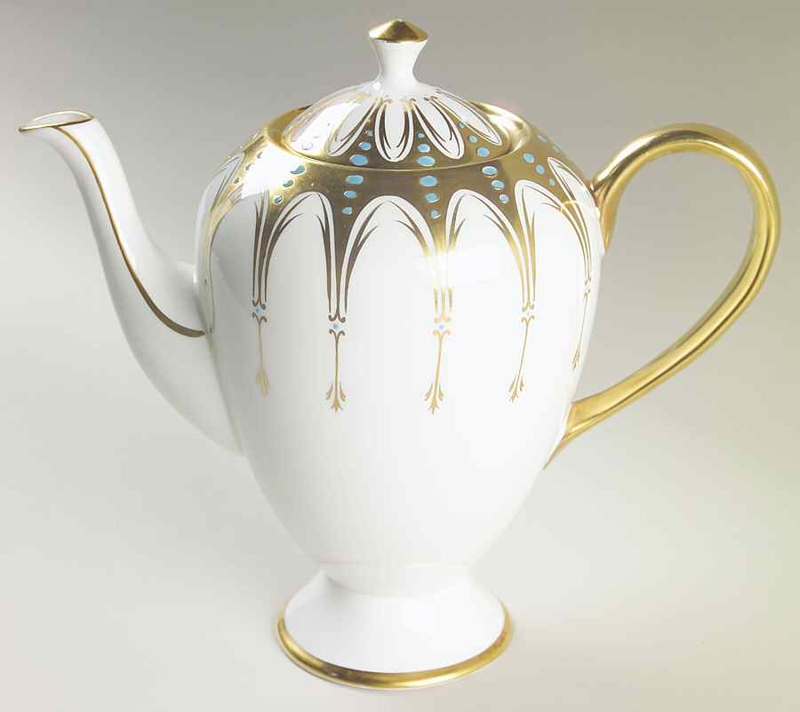 Gothic Coffee Pot & Lid by Royal Chelsea-1