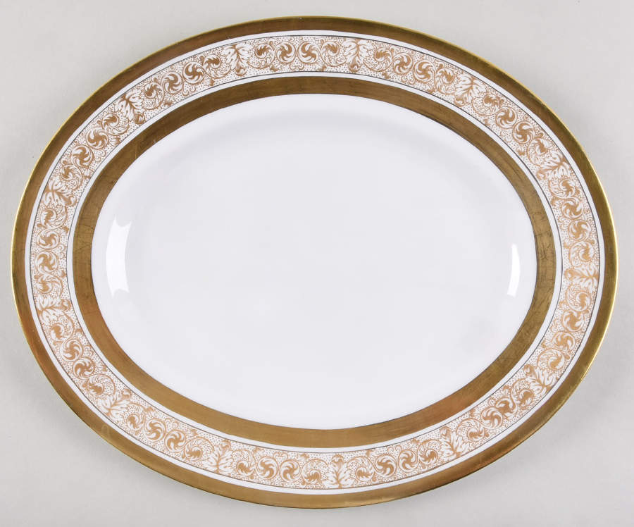 Midas 13" Oval Serving Platter by Royal Chelsea-1