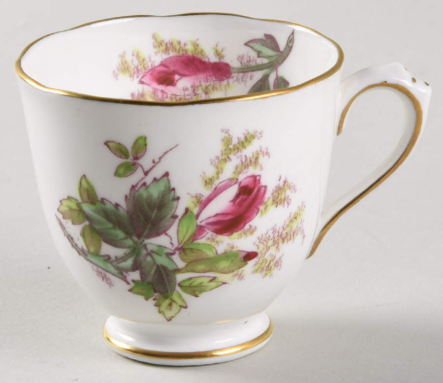 Moss Rose Footed Demitasse Cup by Royal Chelsea-1
