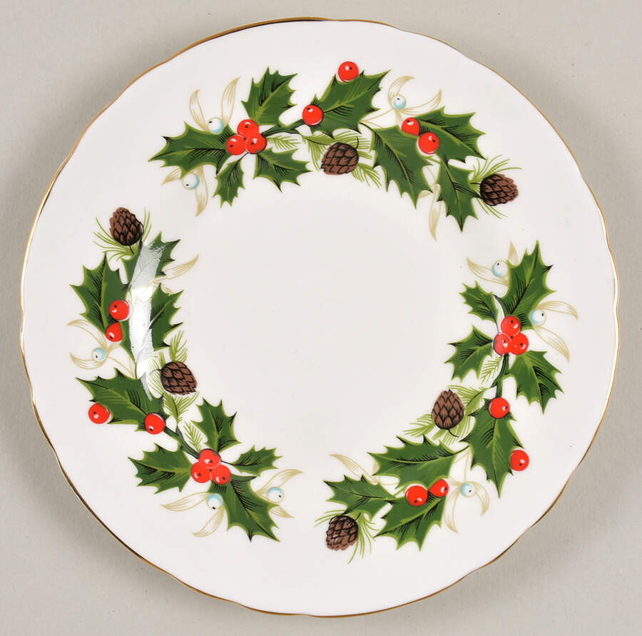 Noel Bread & Butter Plate by Royal Chelsea-1