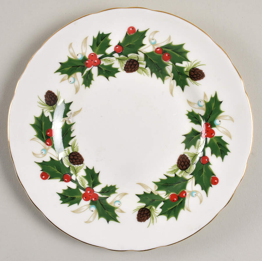 Noel Bread & Butter Plate by Royal Chelsea-1