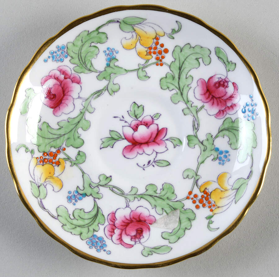 Persian Rose Saucer by Royal Chelsea-1
