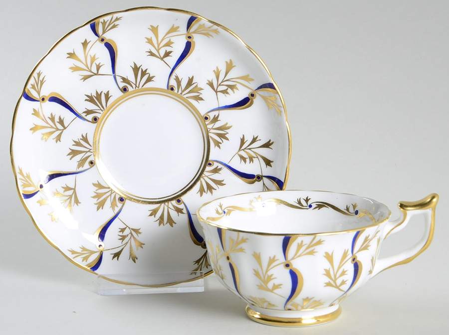Regal Footed Cup & Saucer Set by Royal Chelsea-1