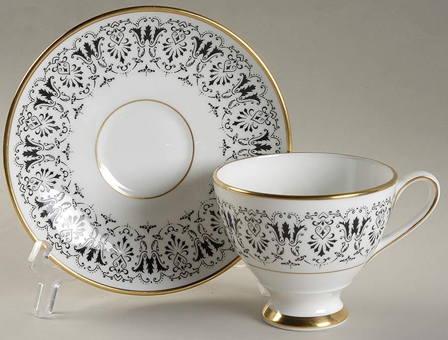 Sheringham Footed Cup & Saucer Set by Royal Chelsea-1