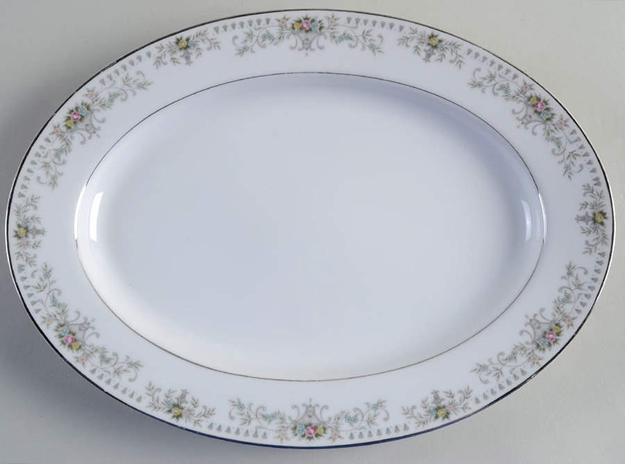 Alexis 12" Oval Serving Platter by Royal Cameo-1