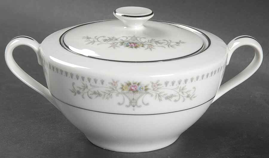 Alexis Sugar Bowl & Lid by Royal Cameo-1