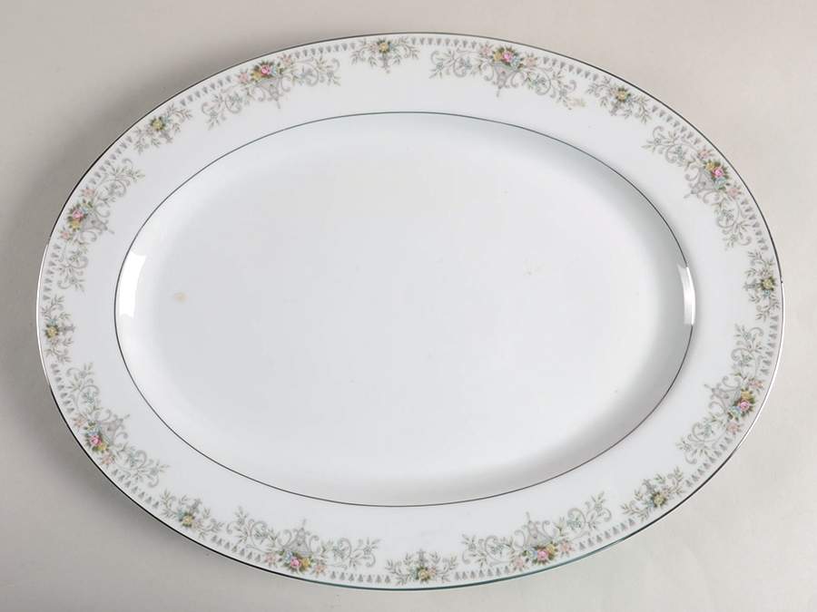 Alexis 16" Oval Serving Platter by Royal Cameo-1