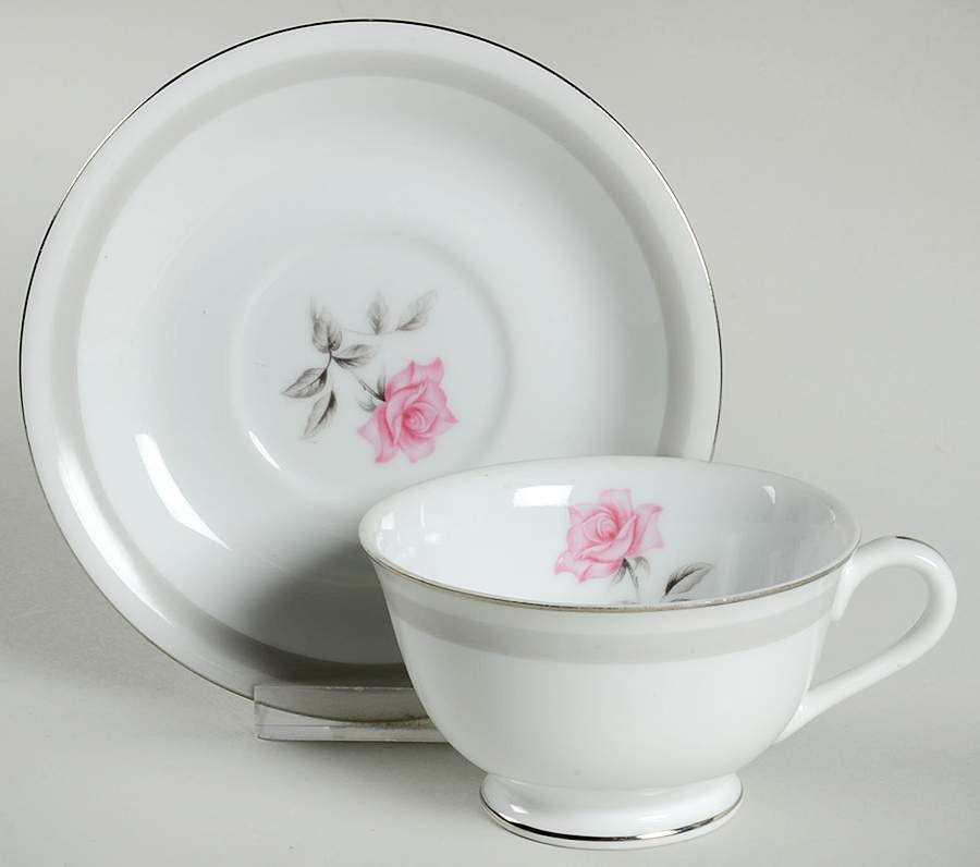 Miriam Footed Cup & Saucer Set by Royal Cameo-1