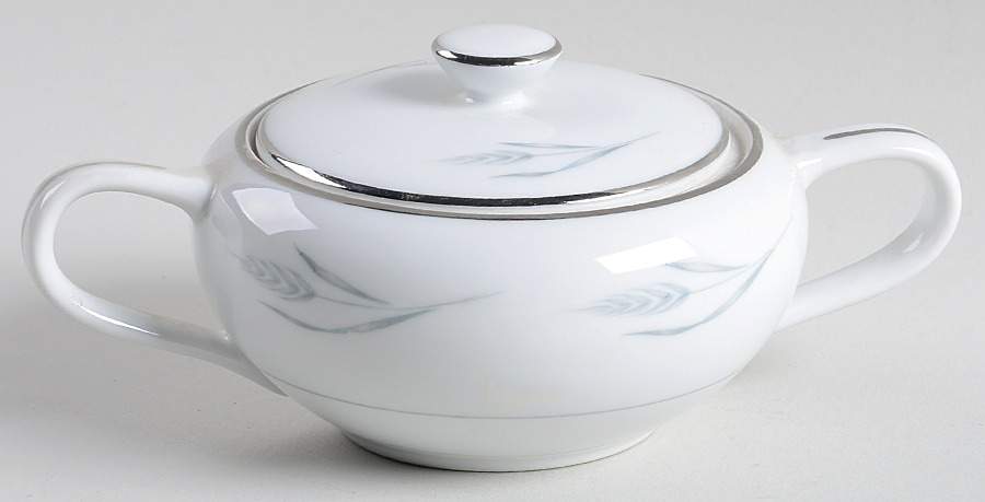 Silver Wheat Sugar Bowl & Lid by Royal Cameo-1