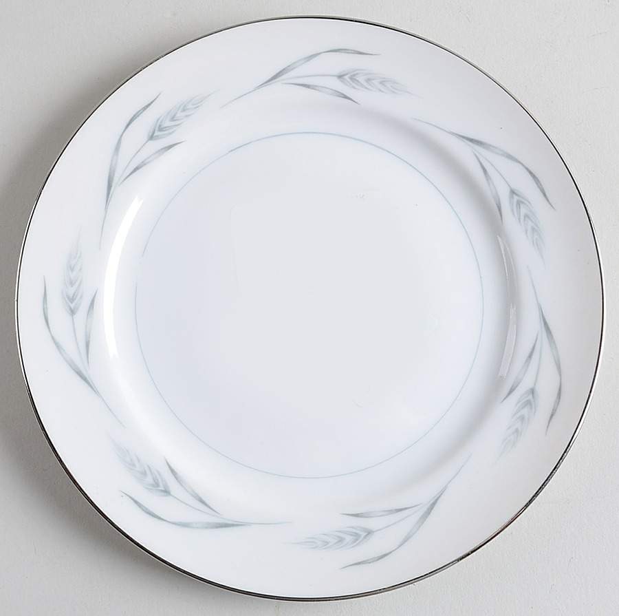 Silver Wheat Salad Plate by Royal Cameo-1