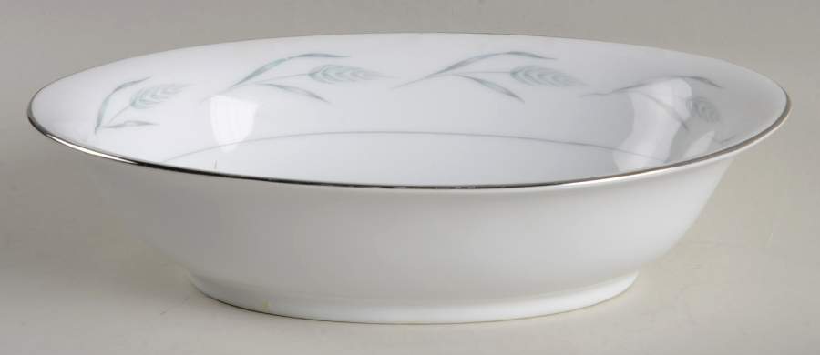 Silver Wheat 10" Oval Vegetable Bowl by Royal Cameo-1