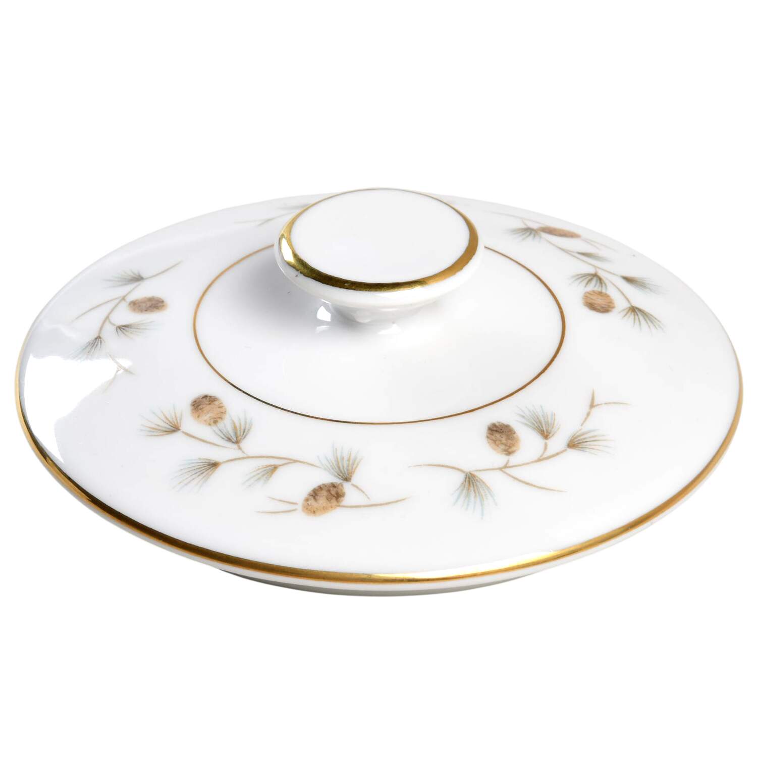 Whispering Pine Lid for Sugar Bowl by Royal Cameo-1