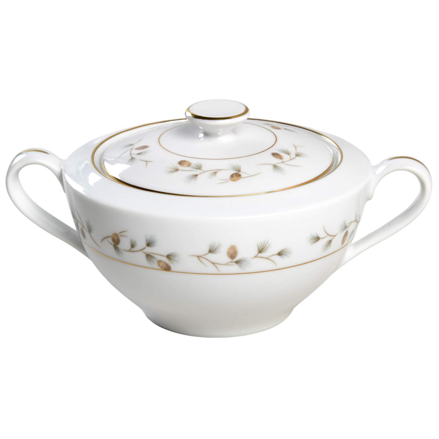 Whispering Pine Sugar Bowl & Lid by Royal Cameo-1