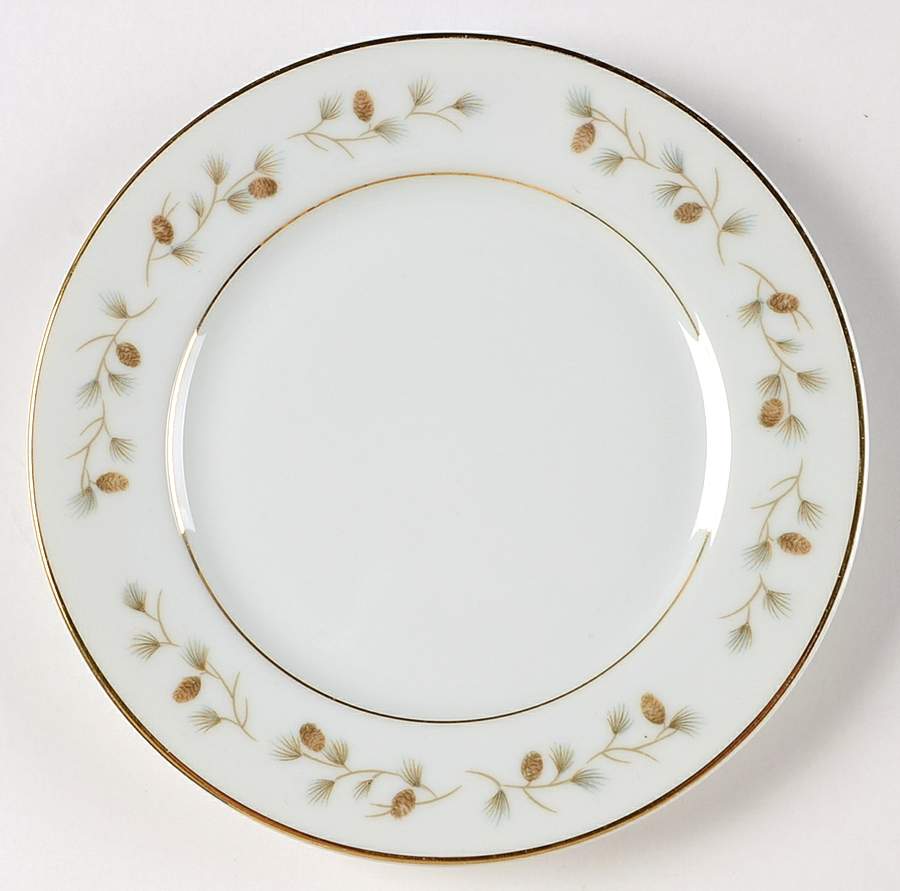 Whispering Pine Bread & Butter Plate by Royal Cameo-1