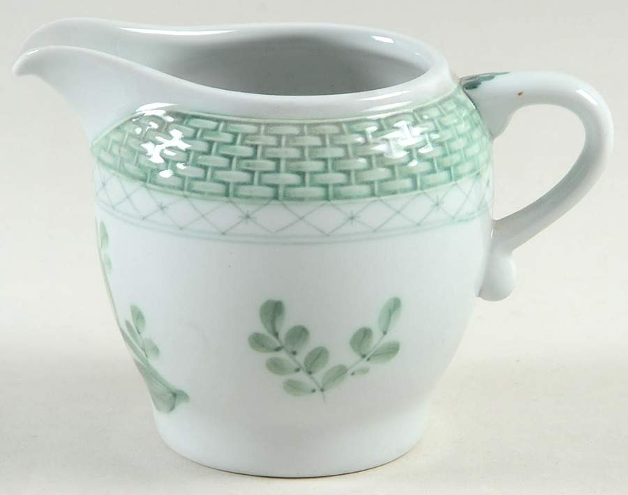 Tranquebar Green Creamer by Royal Copenhagen-1