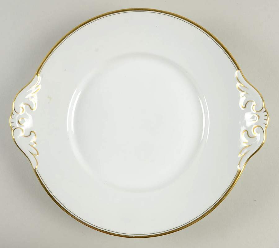 1222 Handled Cake Plate by Royal Copenhagen-1
