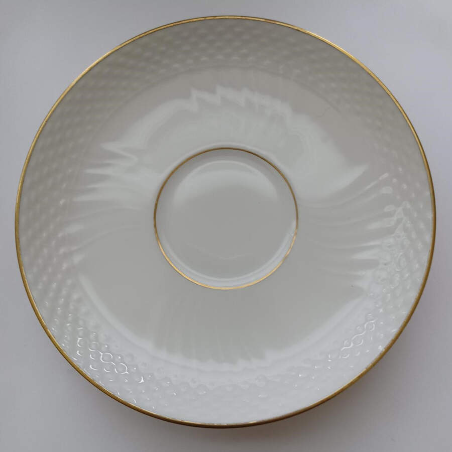 21 (Embossed Swirl Rim) Saucer for Demitasse Cup by Royal Copenhagen-1