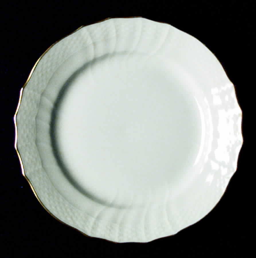 21 (Embossed Swirl Rim) Bread & Butter Plate by Royal Copenhagen-1