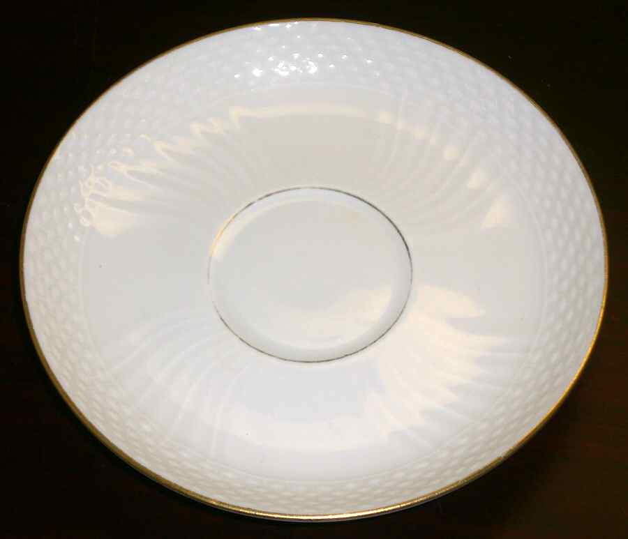 21 (Embossed Swirl Rim) Saucer by Royal Copenhagen-1