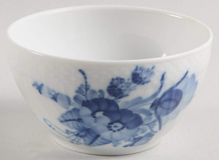 Blue Flowers Curved) Sugar Bowl No Lid by Royal Copenhagen-1