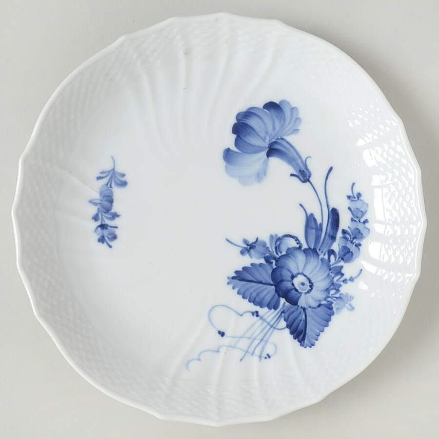 Blue Flowers Curved) Coupe Salad Plate by Royal Copenhagen-1