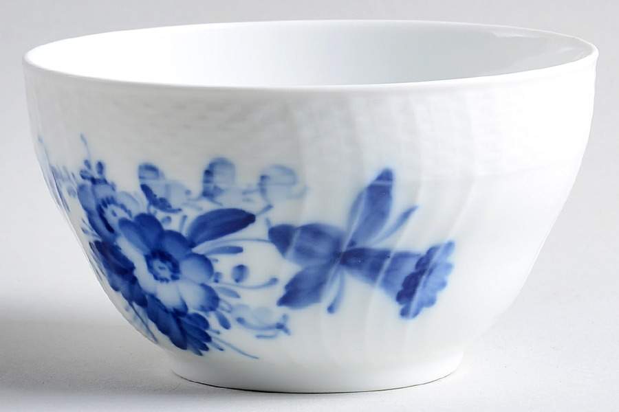 Blue Flowers Curved) Sugar Bowl No Lid by Royal Copenhagen-1