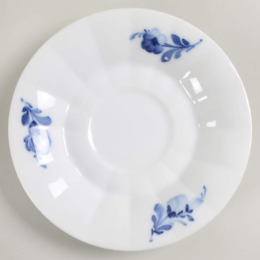 Blue Flowers Saucer for Bouillon Cup by Royal Copenhagen-1