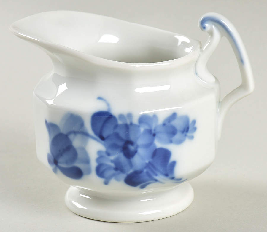 Blue Flowers Creamer by Royal Copenhagen-1
