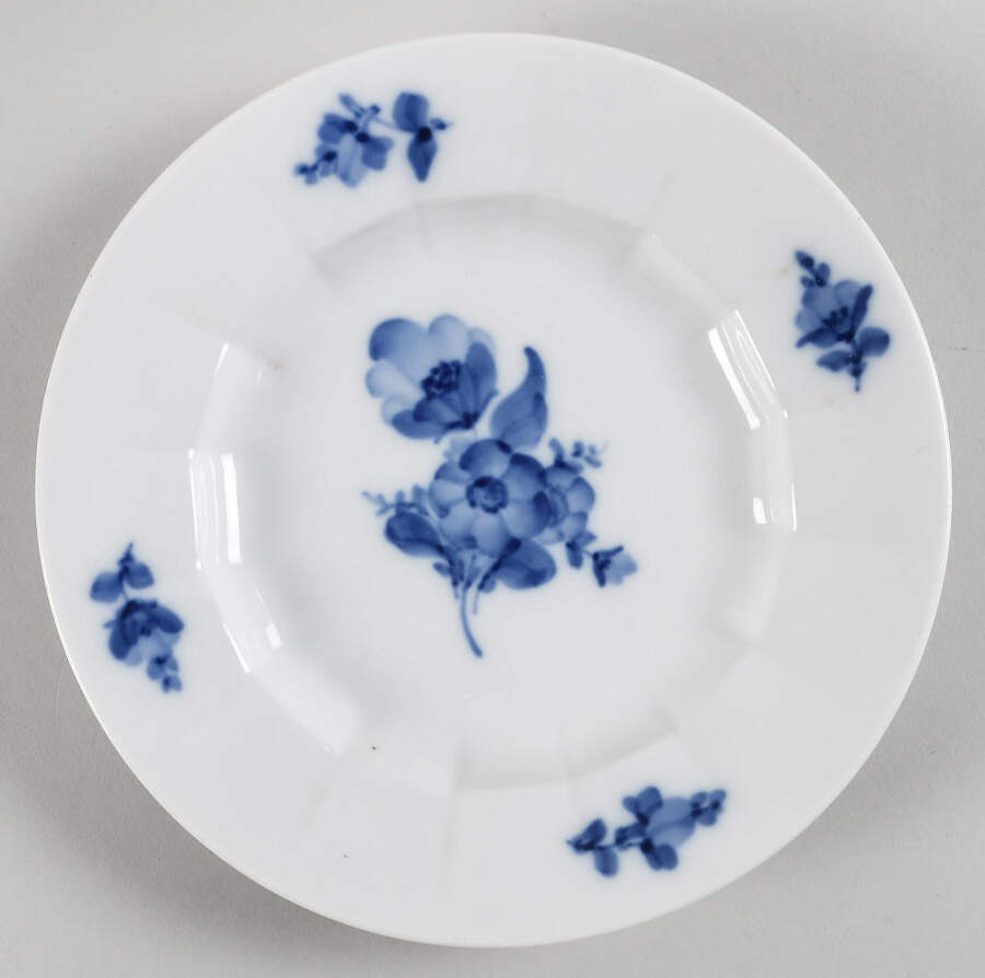 Blue Flowers Bread & Butter Plate by Royal Copenhagen-1