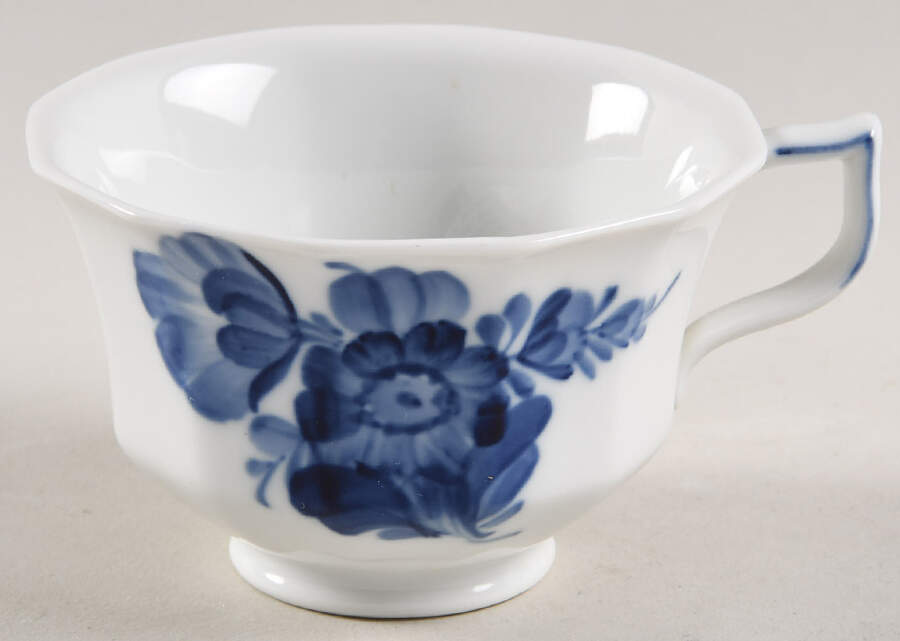 Blue Flowers Footed Cup by Royal Copenhagen-1