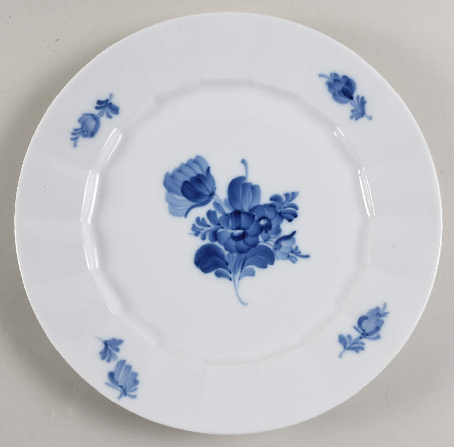 Blue Flowers Dinner Plate by Royal Copenhagen-1