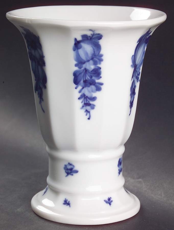 Blue Flowers 5" Vase by Royal Copenhagen-1