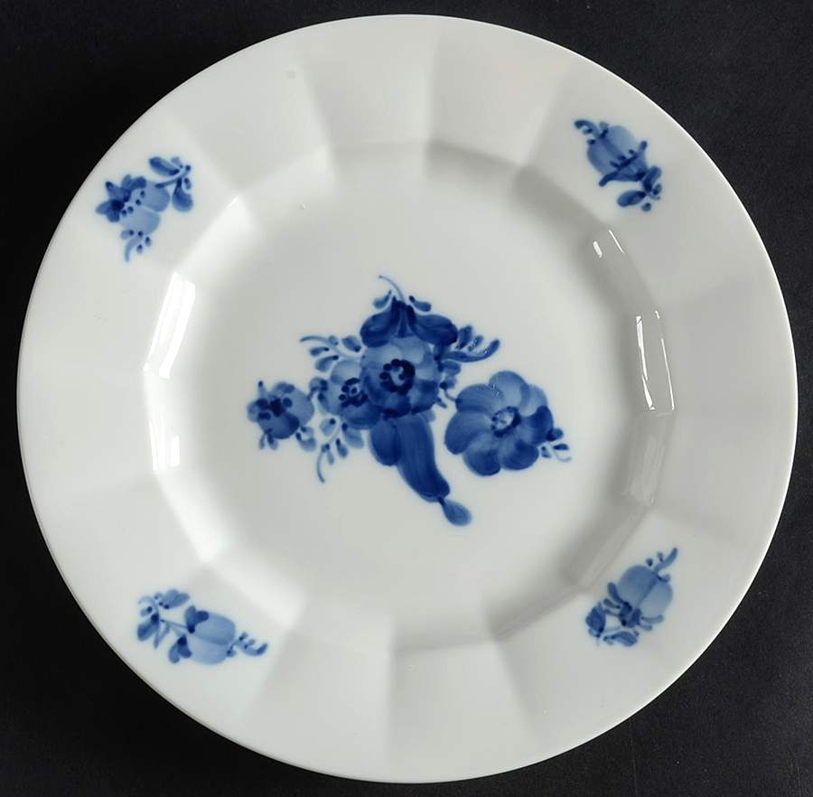 Blue Flowers Salad Plate by Royal Copenhagen-1