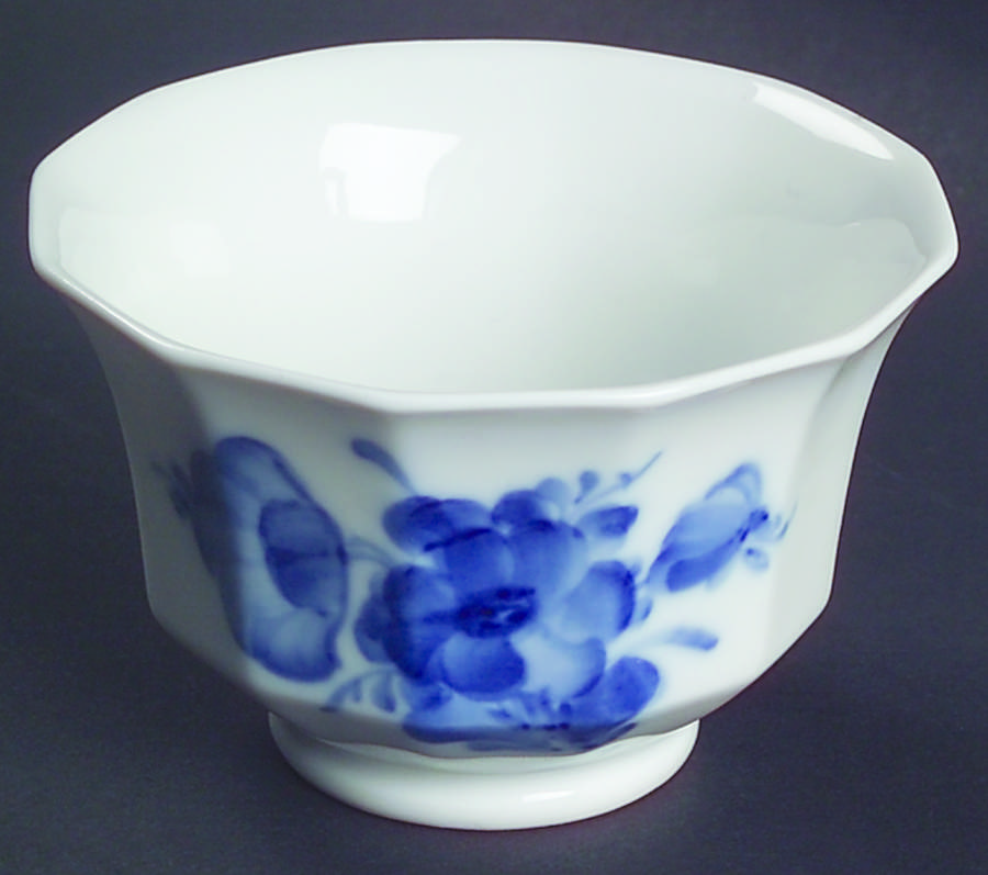Blue Flowers Mini Open Sugar Bowl by Royal Copenhagen-1